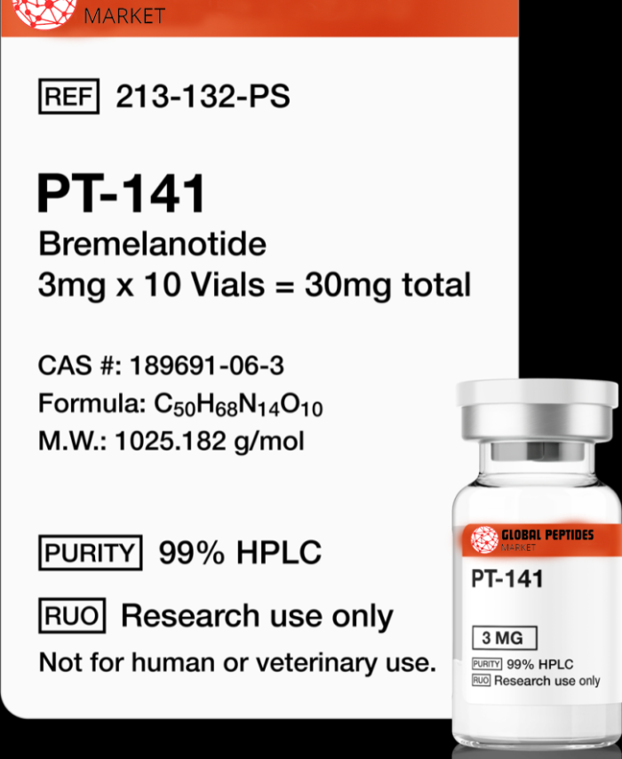 PT-141 (3mg x 10 Vials = 30mg)